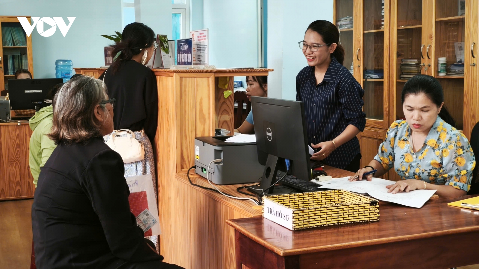 “Chạy thật” trong ngày vận hành thử chính quyền hai cấp tại xã ở Đắk Lắk